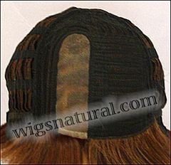 Envy Mono part wig Kris, color shown cinnamon raisin