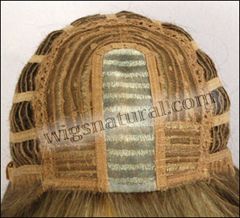 Envy Mono part wig Leyla, color shown almond breeze