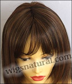 Envy mono part wig Leyla, color shown cinnamon raisin