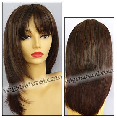 Envy mono part wig Leyla, color shown cinnamon raisin