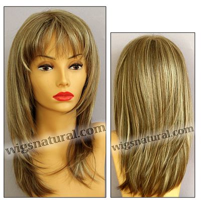Envy mono part wig Leyla, color shown dark blonde Envy mono part wig Leyla, color shown dark blonde