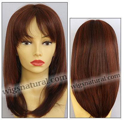 Envy Mono part wig Leyla, color shown dark red