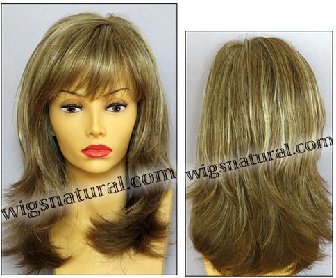 Envy Mono part wig Nadia, Average and Petite cap, color shown dark blonde