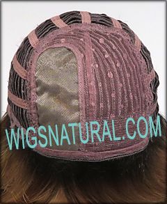 Envy Mono part wig Nadia, Average and Petite cap, color shown golden nutmeg