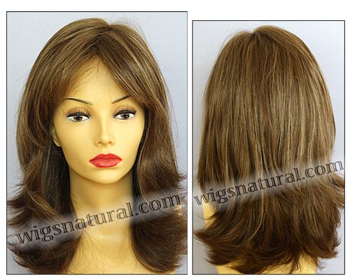 Envy Mono part wig Nadia, Average and Petite cap, color shown light brown