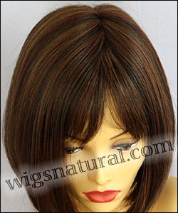 Envy mono part wig Petite Paige, color shown cinnamon raisin