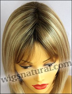 Envy mono part wig Petite Paige, color shown sparkling champagne