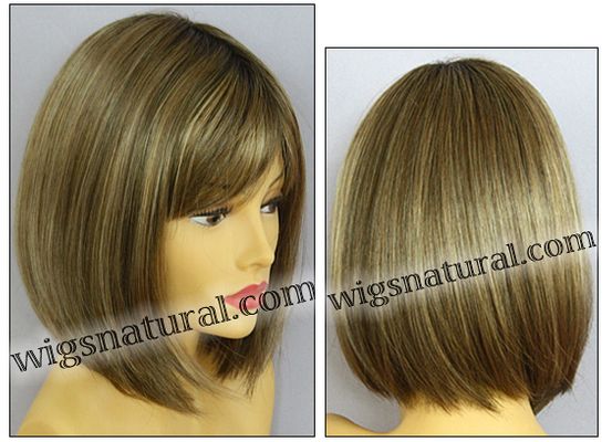 Envy mono part wig Petite Paige, color shown toasted sesame
