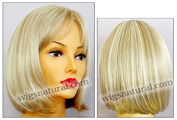 Envy Mono part wig Petite Paige, Petite cap size, color shown light blonde