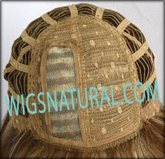 Envy Mono part wig Petite Paige, Petite cap size, color shown dark blonde