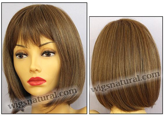 Envy Mono part wig Petite Paige, Petite cap size, color shown light brown