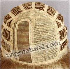 Envy Mono part wig Petite Paige, Petite cap size, color shown medium blonde