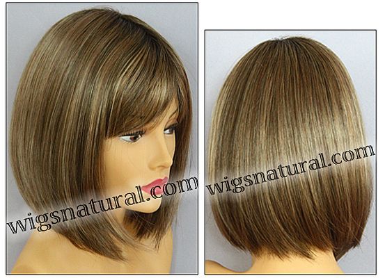 Envy Mono part wig Petite Paige, Petite cap size, color shown toasted sesame