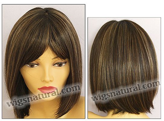 Envy Mono top wig Carley, color shown amaretto cream