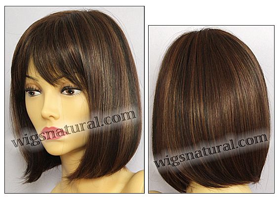Envy Mono top wig Carley, color shown cinnamon raisin