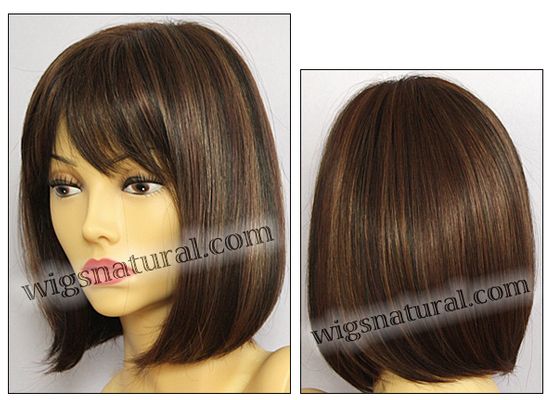 Envy mono top wig Carley, color shown cinnamon raisin Envy mono top wig Carley, color shown cinnamon raisin