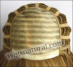 Envy Mono top wig Carley, color shown dark blonde