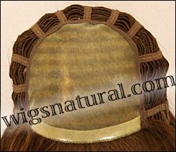 Envy Mono top wig Carley, color shown light brown