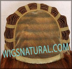 Envy Mono top wig Carley, color shown lighter red