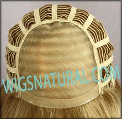 Envy Mono top wig Carley, color shown medium blonde