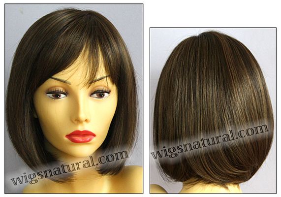 Envy mono top wig Carley, color shown medium brown