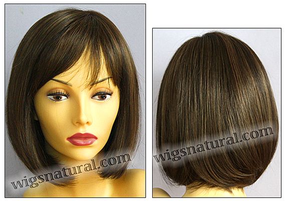 Envy Mono top wig Carley, color shown medium brown Envy Mono top wig Carley, color shown medium brown