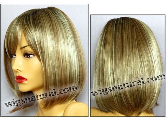 Envy mono top wig Carley, color shown sparkling champagne