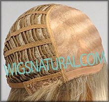 Envy mono top wig Celeste, color shown light blonde