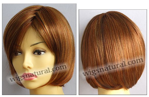 Envy Mono top wig Haley, color shown lighter red