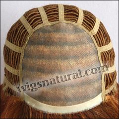 Envy Mono top wig Haley, color shown lighter red