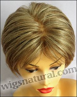 Envy mono top wig Hope, color shown dark blonde Envy mono top wig Hope, color shown dark blonde