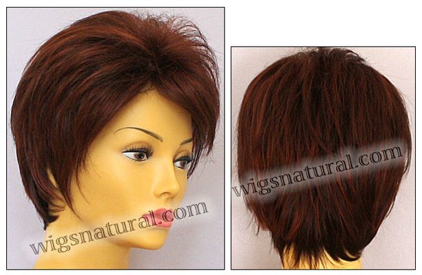Envy mono top wig Hope, color shown dark red Envy mono top wig Hope, color shown dark red