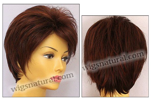 Envy mono top wig Hope, color shown dark red Envy mono top wig Hope, color shown dark red