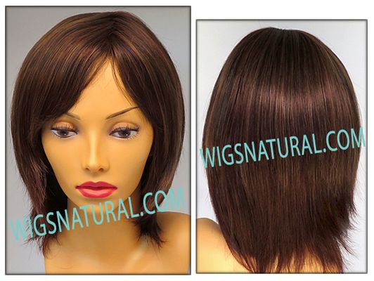 Envy Mono top wig Jasmine, color shown cinnamon raisin
