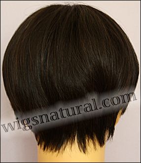 Envy mono top wig JoAnne, color shown dark brown