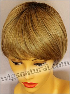 Envy mono top wig JoAnne, color shown sparkling champagne
