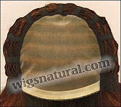 Envy Mono top wig Kitana, color shown cinnamon raisin