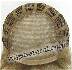 Envy Mono top wig Kitana, color shown light blonde