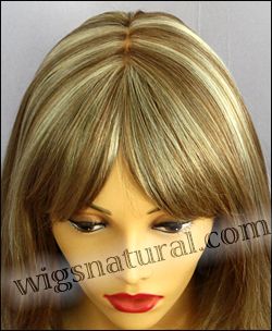 Envy mono top wig Madison, color shown dark blonde
