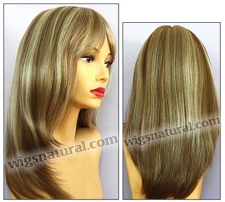 Envy mono top wig Madison, color shown dark blonde