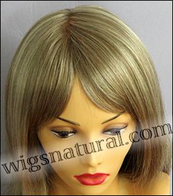 Envy mono top wig Madison, color shown ginger cream