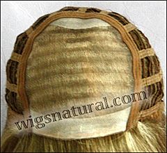 Envy Mono top wig Madison, color shown ginger cream