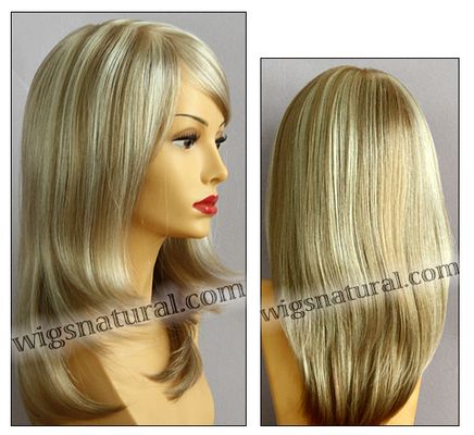 Envy mono top wig Madison, color shown light blonde