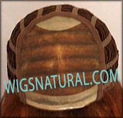 Envy Mono top wig Madison, color shown lighter red