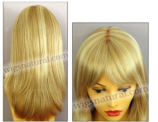 Envy mono top wig Madison, color shown medium blonde