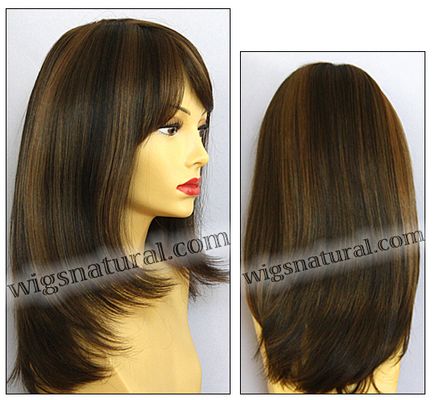 Envy Mono top wig Madison, color shown medium brown