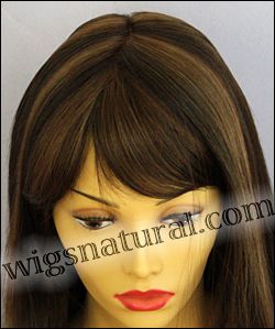 Envy mono top wig Madison, color shown medium brown