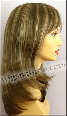 Envy mono top wig Madison, color shown mocha frost