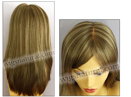 Envy mono top wig Madison, color shown mocha frost
