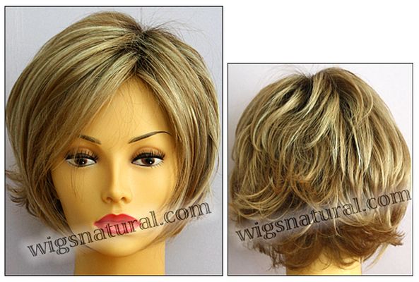 Envy mono top with lace front wig Angie, color shown sparkling champagne Envy mono top with lace front wig Angie, color shown sparkling champagne